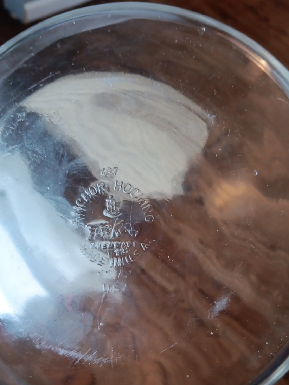 Anchor Hocking Fire King Clear Glass 1.5 qt Casserole Dish 437 - Picture 3 of 4